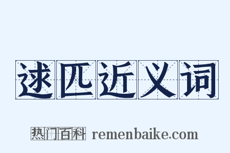 逑匹近义词是什么意思的图片